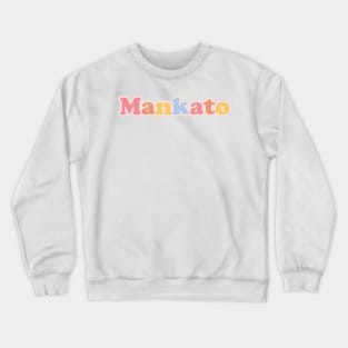 Mankato Pastel Letters Crewneck Sweatshirt